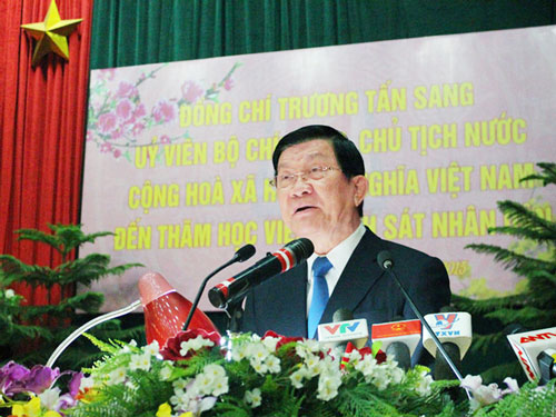 Chủ tịch nước Trương Tấn Sang đến thăm và chúc Tết EV88 - Link Đăng Ký, Đăng Nhập EV88.Com Chính thức
